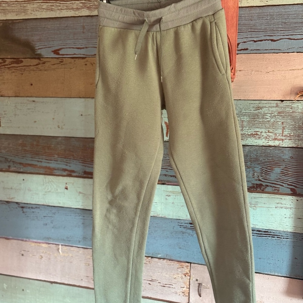 Kids Sage Green Joggers